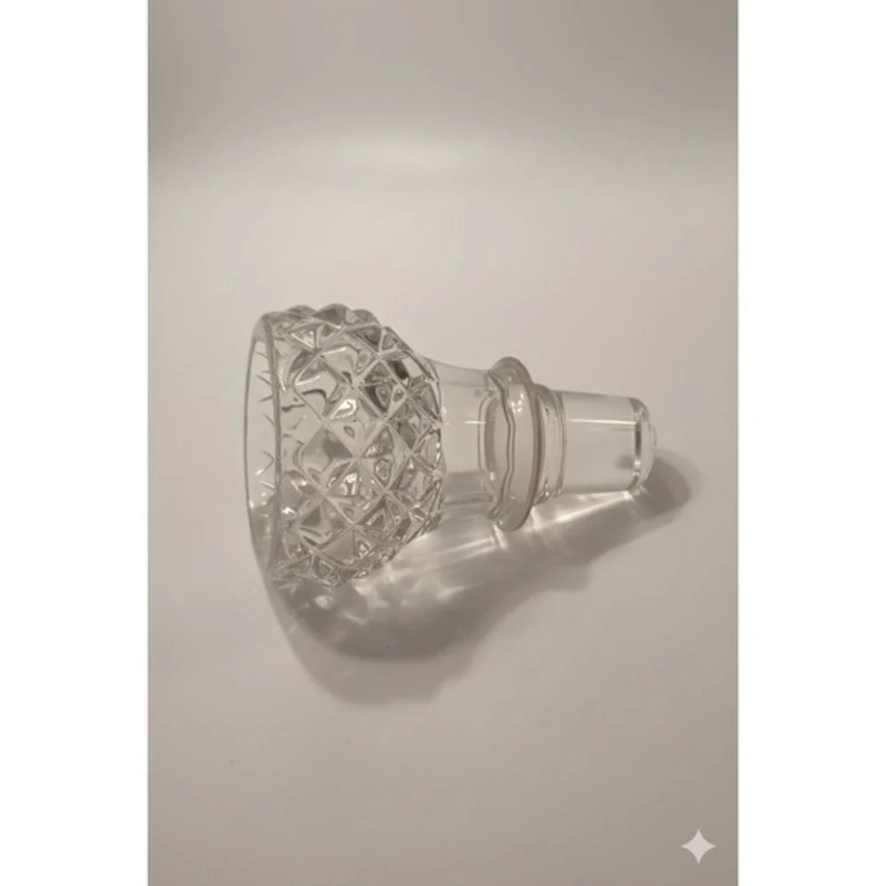 Cristal d'Arques Longchamp Crystal Decanter‎ Set with 4 Wine Glasses in Box